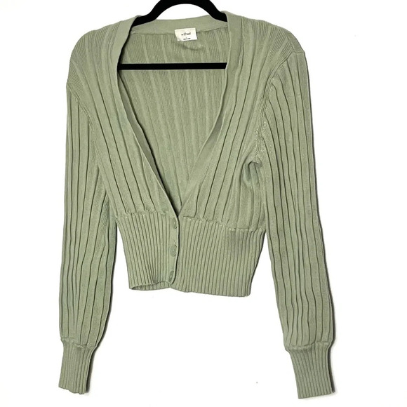 Aritzia Wilfred Plunge Front Cardigan (sold out) Large - Picture 5 of 10